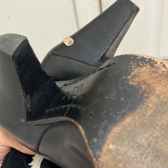 Michael Kors Sherpa leather Heeled western boots - Picture 7 of 8